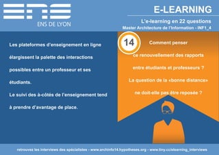 L'e-learning en 22 questions
