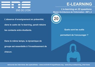 L'e-learning en 22 questions