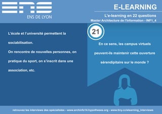 L'e-learning en 22 questions
