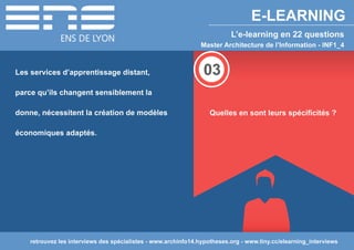 L'e-learning en 22 questions