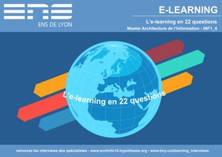 L'e-learning en 22 questions