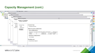 CONFIDENTIAL 31
Capacity Management (cont.)
 