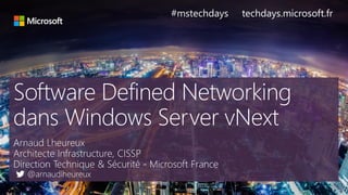 #mstechdays techdays.microsoft.fr
 