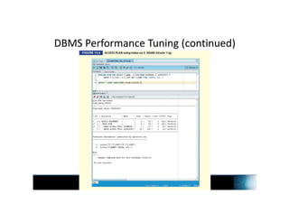INF3703 - Chapter 13 Managing Database SQL Performance | PDF