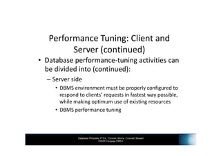 INF3703 - Chapter 13 Managing Database SQL Performance | PDF