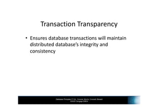INF3703 - Chapter 14 Distributed Databases | PDF