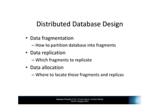 INF3703 - Chapter 14 Distributed Databases | PDF
