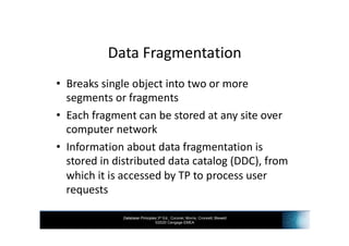 INF3703 - Chapter 14 Distributed Databases | PDF