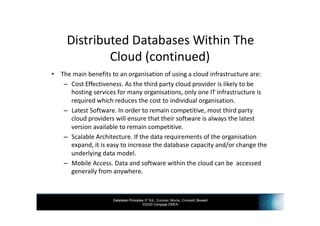 INF3703 - Chapter 14 Distributed Databases | PDF