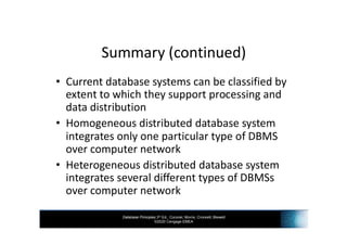 INF3703 - Chapter 14 Distributed Databases | PDF