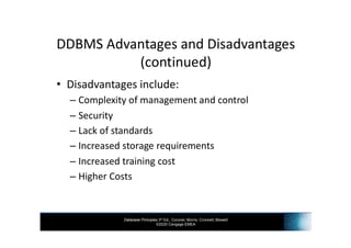 INF3703 - Chapter 14 Distributed Databases | PDF