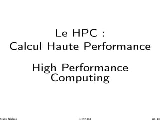 Ä ÀÈ
Ð ÙÐ À ÙØ È Ö ÓÖÑ Ò
À È Ö ÓÖÑ Ò
ÓÑÔÙØ Ò
 