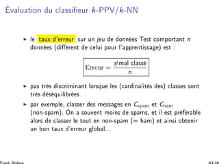 Ú ÐÙ Ø ÓÒ Ù 
Ð ×× ÙÖ k¹ÈÈÎ»k¹ÆÆ
◮ Ð Ø ÙÜ ³ ÖÖ ÙÖ ×ÙÖ ÙÒ Ù ÓÒÒ × Ì ×Ø 
ÓÑÔÓÖØ ÒØ n
ÓÒÒ × ´ Ö ÒØ 
 ÐÙ ÔÓÙÖ Ð³ ÔÔÖ ÒØ ×× µ ×Ø
ÖÖ ÙÖ =
#Ñ Ð 
Ð ××
n
◮ Ô × ØÖ × ×
Ö Ñ Ò ÒØ ÐÓÖ×ÕÙ Ð × ´
 Ö Ò Ð Ø × ×µ 
Ð ×× × ×ÓÒØ
ØÖ × × ÕÙ Ð Ö ×º
◮ Ô Ö Ü ÑÔÐ ¸ 
Ð ×× Ö × Ñ ×× × Ò C×Ô Ñ Ø C Ñ
´ÒÓÒ¹×Ô Ñµº ÇÒ ×ÓÙÚ ÒØ ÑÓ Ò× ×Ô Ñ×¸ Ø Ð ×Ø ÔÖ Ö Ð
ÐÓÖ× 
Ð ×× Ö Ð ØÓÙØ Ò ÒÓÒ¹×Ô Ñ ´ Ñµ Ø Ò× Ó Ø Ò Ö
ÙÒ ÓÒ Ø ÙÜ ³ ÖÖ ÙÖ ÐÓ Ðººº
 