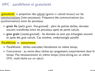 ÀÈ Ô Ö ÐÐ Ð ×Ñ Ø Ö ÒÙÐ Ö Ø
Ö ÒÙÐ Ö Ø ÔÖÓÔÓÖØ ÓÒ × Ð ÙÐ× ´ Ö Ò× Ð ÙÐ× ÐÓ ÙÜµ ×ÙÖ Ð ×
ÓÑÑÙÒ Ø ÓÒ× ´ ÒØ Ö¹ÔÖÓ ××Ù×µº Ö ÕÙ Ò × ÓÑÑÙÒ Ø ÓÒ× ´ÓÙ
×ÝÒ ÖÓÒ × Ø ÓÒµ ÒØÖ Ð × ÔÖÓ ××Ù×º
Ö Ò Ò ´Ô Ø Ø Ö Ò¸ Ò ¹ Ö Ò µ ÔÐ Ò Ô Ø Ø × Ø ×¸ ÓÒÒ ×
×ÓÙÚ ÒØ ØÖ Ò× Ö × ÒØÖ Ð × ÔÖÓ ××Ù× ÔÖ × Ô Ø Ø× Ð ÙÐ×º
ÖÓ× Ö Ò ´ Ó Ö× ¹ Ö Ò µ Ð × ÓÒÒ × Ò ×ÓÒØ Ô × Ò × ×ÓÙÚ ÒØ
Ø ÔÖ × × ÖÓ× Ð ÙÐ×º × ÜØÖ Ñ ¸ Ñ ÖÖ × Ò ÐÝ Ô Ö ÐÐ Ð
È Ö ÐÐ Ð ×Ñ Ø ÓÒ ÙÖÖ Ò
È Ö ÐÐ Ð ×Ñ Ø × Ü ÙØ × Ð Ø Ö Ð Ñ ÒØ Ò Ñ Ñ Ø ÑÔ×¸
ÓÒ ÙÖÖ Ò Ù ÑÓ Ò× ÙÜ Ø × ÕÙ ÔÖÓ Ö ×× ÒØ ÓÒ Ó ÒØ Ñ ÒØ Ò× Ð
Ø ÑÔ×º È × Ò ×× Ö Ñ ÒØ Ò Ñ Ñ Ø ÑÔ× ´Ø Ñ ¹×Ð Ò ×ÙÖ ÙÒ Ñ Ñ
ÈÍ¸ ÑÙÐØ ¹Ø ×ÙÖ ÙÒ ÙÖµ
 
