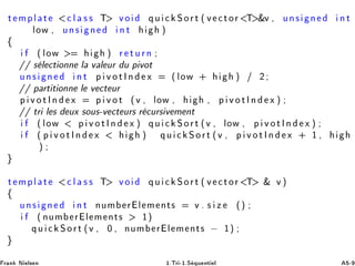 Ø Ñ Ô Ð Ø 
 Ð × × Ì Ú Ó Õ Ù 
 Ë Ó Ö Ø ´ Ú 
 Ø Ó Ö Ì ²Ú ¸ Ù Ò × Ò Ò Ø
ÐÓÛ ¸ Ù Ò × Ò Ò Ø µ
ß
´ ÐÓÛ µ Ö Ø Ù Ö Ò
»» × Ð 
Ø ÓÒÒ Ð Ú Ð ÙÖ Ù Ô ÚÓØ
Ù Ò × Ò Ò Ø Ô Ú Ó Ø Á Ò Ü ´ ÐÓÛ · µ » ¾
»» Ô ÖØ Ø ÓÒÒ Ð Ú 
Ø ÙÖ
Ô Ú Ó Ø Á Ò Ü Ô Ú Ó Ø ´ Ú ¸ ÐÓÛ ¸ ¸ Ô Ú Ó Ø Á Ò Ü µ
»» ØÖ Ð × ÙÜ ×ÓÙ×¹Ú 
Ø ÙÖ× Ö 
ÙÖ× Ú Ñ ÒØ
´ ÐÓÛ Ô Ú Ó Ø Á Ò Ü µ Õ Ù 
 Ë Ó Ö Ø ´ Ú ¸ ÐÓÛ ¸ Ô Ú Ó Ø Á Ò Ü µ
´ Ô Ú Ó Ø Á Ò Ü µ Õ Ù 
 Ë Ó Ö Ø ´ Ú ¸ Ô Ú Ó Ø Á Ò Ü · ½ ¸
µ
Ø Ñ Ô Ð Ø 
 Ð × × Ì Ú Ó Õ Ù 
 Ë Ó Ö Ø ´ Ú 
 Ø Ó Ö Ì ² Ú µ
ß
Ù Ò × Ò Ò Ø ÒÙÑ Ö Ð Ñ ÒØ× Ú º × Þ ´ µ
´ ÒÙÑ Ö Ð Ñ ÒØ× ½ µ
Õ Ù 
 Ë Ó Ö Ø ´ Ú ¸ ¼ ¸ ÒÙÑ Ö Ð Ñ ÒØ× − ½ µ
Ö Ò Æ Ð× Ò ½ºÌÖ ¹½ºË ÕÙ ÒØ Ð ¹
 