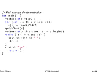 »» È Ø Ø Ü ÑÔÐ ÑÓÒ×ØÖ Ø ÓÒ
Ò Ø Ñ Ò ´ µ ß
Ú 
 Ø Ó Ö Ò Ø Ú ´ ½ ¼ ¼ µ
Ó Ö ´ Ò Ø ¼ ½ ¼ ¼ ··µ
Ú ℄ Ö Ò ´ µ ± ¾
Õ Ù 
 Ë Ó Ö Ø ´ Ú µ
Ú 
 Ø Ó Ö Ò Ø Ø Ö Ø Ó Ö Ø Ö Ú º Ò ´ µ
Û Ð ´ Ø Ö Ú º Ò ´ µ µ ß

 Ó Ù Ø ∗ Ø Ö
Ø Ö ··

 Ó Ù Ø Ò
Ö Ø Ù Ö Ò ¼
Ö Ò Æ Ð× Ò ½ºÌÖ ¹½ºË ÕÙ ÒØ Ð ¹½½
 