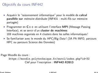 Ç Ø × Ù ÓÙÖ× ÁÆ ¾
ÕÙ Ö Ö Ð Ö ×ÓÒÒ Ñ ÒØ Ò ÓÖÑ Ø ÕÙ ÔÓÙÖ Ð ÑÓ Ð Ð ÙÐ
Ô Ö ÐÐ Ð ×ÙÖ Ñ ÑÓ Ö ×ØÖ Ù ´ÁÆ ¿½ ÑÙÐØ ¹ Ð× ×ÙÖ Ñ ÑÓ Ö
Ô ÖØ µ
ÈÖÓ Ö ÑÑ Ö Ò ·· Ò ÙØ Ð × ÒØ Ð³ ÒØ Ö ÅÈÁ ´Å ×× È ×× Ò
ÁÒØ Ö µ¸ Ø × × ÖÚ Ö ³ÙÒ ÐÙ×Ø Ö Ñ Ò ×
½ Ñ Ò × ÓÖ Ò × × Ò ÐÙ×Ø Ö× Ò× Ð × × ÐÐ × Ò ÓÖÑ Ø ÕÙ ×
Ë Ñ Ð Ö × Ö Ú Ð ÑÓÒ Ù ÀÈ » Ø ´¿ È ÁÆ Ç¸ Ô Ö ÓÙÖ×
ÀÈ ÓÙ Ô Ö ÓÙÖ× Ë Ò × ÓÒÒ ×µ
È ÅÓÓ Ð Ù ÓÙÖ×
ØØÔ× »»ÑÓÓ Ð ºÔÓÐÝØ Ò ÕÙ º Ö» ÒÖÓÐ» Ò ÜºÔ Ô ¿¾
Ð ÔÓÙÖ Ð³ Ò× Ö ÔØ ÓÒ ÁÆ ¾¹ ¾¼½¿
 