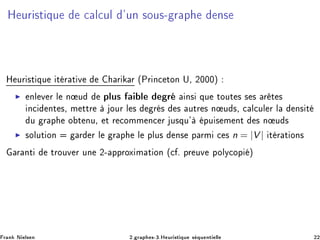 À ÙÖ ×Ø ÕÙ 
 Ð
ÙÐ ³ÙÒ ×ÓÙ×¹ Ö Ô Ò×
À ÙÖ ×Ø ÕÙ Ø Ö Ø Ú Ö Ö ´ÈÖ Ò
 ØÓÒ Í¸ ¾¼¼¼µ
◮ ÒÐ Ú Ö Ð Ò Ù ÔÐÙ× Ð Ö Ò× ÕÙ ØÓÙØ × × × Ö Ø ×
Ò
 ÒØ ×¸ Ñ ØØÖ ÓÙÖ Ð × Ö × × ÙØÖ × Ò Ù ×¸ 
 Ð
ÙÐ Ö Ð Ò× Ø
Ù Ö Ô Ó Ø ÒÙ¸ Ø Ö 
ÓÑÑ Ò
 Ö Ù×ÕÙ³ ÔÙ × Ñ ÒØ × Ò Ù ×
◮ ×ÓÐÙØ ÓÒ Ö Ö Ð Ö Ô Ð ÔÐÙ× Ò× Ô ÖÑ 
 × n = |V | Ø Ö Ø ÓÒ×
Ö ÒØ ØÖÓÙÚ Ö ÙÒ ¾¹ ÔÔÖÓÜ Ñ Ø ÓÒ ´
 º ÔÖ ÙÚ ÔÓÐÝ
ÓÔ µ
Ö Ò Æ Ð× Ò ¾º Ö Ô ×¹¿ºÀ ÙÖ ×Ø ÕÙ × ÕÙ ÒØ ÐÐ ¾¾
 