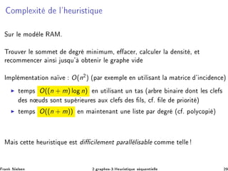 ÓÑÔÐ Ü Ø Ð³ ÙÖ ×Ø ÕÙ
ËÙÖ Ð ÑÓ Ð Ê Åº
ÌÖÓÙÚ Ö Ð ×ÓÑÑ Ø Ö Ñ Ò ÑÙÑ¸ 
 Ö¸ 
 Ð
ÙÐ Ö Ð Ò× Ø ¸ Ø
Ö 
ÓÑÑ Ò
 Ö Ò× Ù×ÕÙ³ Ó Ø Ò Ö Ð Ö Ô Ú
ÁÑÔÐ Ñ ÒØ Ø ÓÒ Ò Ú O(n¾) ´Ô Ö Ü ÑÔÐ Ò ÙØ Ð × ÒØ Ð Ñ ØÖ 
 ³ Ò
 Ò
 µ
◮ Ø ÑÔ× O((n + m) ÐÓ n) Ò ÙØ Ð × ÒØ ÙÒ Ø × ´ Ö Ö Ò Ö ÓÒØ Ð × 
Ð ×
× Ò Ù × ×ÓÒØ ×ÙÔ Ö ÙÖ × ÙÜ 
Ð × × Ð×¸ 
 º Ð ÔÖ ÓÖ Ø µ
◮ Ø ÑÔ× O((n + m)) Ò Ñ ÒØ Ò ÒØ ÙÒ Ð ×Ø Ô Ö Ö ´
 º ÔÓÐÝ
ÓÔ µ
Å × 
 ØØ ÙÖ ×Ø ÕÙ ×Ø 
 Ð Ñ ÒØ Ô Ö ÐÐ Ð × Ð 
ÓÑÑ Ø ÐÐ
Ö Ò Æ Ð× Ò ¾º Ö Ô ×¹¿ºÀ ÙÖ ×Ø ÕÙ × ÕÙ ÒØ ÐÐ ¾
 