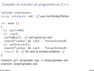 ÓÑÔ Ð Ö Ø Ü ÙØ Ö ÙÒ ÔÖÓ Ö ÑÑ Ò ··
Ò ÐÙ Ó×ØÖ Ñ
Ù× Ò Ò Ñ ×Ô ×Ø »» ÔÓÙÖ Ð × ÒØÖ ×»ËÓÖØ ×
ÒØ Ñ Ò ´µ
ß
ÒØ Ú Ö½ ¾
ÒØ ∗ Ú Ö¾
Ú Ö¾ ²Ú Ö½ »» Ú Ö¾ ÔÓ ÒØ ×ÙÖ Ú Ö½
ÓÙØ Ú Ð ÙÖ Ú Ö¾ Ú Ö¾ Ò Ð
ÒØ Ú Ö¿ ´∗Ú Ö¾ µ
ÓÙØ Ú Ð ÙÖ Ú Ö¿ Ú Ö¿ Ò Ð
Ö ØÙÖÒ ¼ »» Ò × Ò× Ð ÑÓ Ò Ö ÔÖÓ Ð Ñ ¹ µ
ÓÒ×ÓÐ ·· ÔÖÓ Ö ÑÑ º ÔÔ ¹Ó ÑÓÒÔÖÓ Ö ÑÑ º Ü
ÓÒ×ÓÐ ÑÓÒÔÖÓ Ö ÑÑ º Ü
 