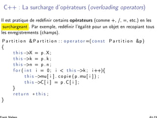 ·· Ä ×ÙÖ Ö ³ÓÔ Ö Ø ÙÖ× ´ÓÚ ÖÐÓ Ò ÓÔ Ö ØÓÖ×µ
ÁÐ ×Ø ÔÖ Ø ÕÙ Ö Ò Ö ÖØ Ò× ÓÔ Ö Ø ÙÖ× ´ ÓÑÑ ·¸ »¸ ¸ Ø ºµ Ò Ð ×
×ÙÖ Ö ÒØ º È Ö Ü ÑÔÐ ¸ Ö Ò Ö Ð³ Ð Ø ÔÓÙÖ ÙÒ Ó Ø Ò Ö ÓÔ ÒØ ØÓÙ×
Ð × ÒÖ ×ØÖ Ñ ÒØ× ´ ÑÔ×µº
È ÖØ Ø ÓÒ ²È ÖØ Ø ÓÒ ÓÔ Ö ØÓÖ ´ ÓÒ×Ø È ÖØ Ø ÓÒ ²Ôµ
ß
Ø ×− Ô º
Ø ×− Ô º
Ø ×− Ò Ô ºÒ
ÓÖ ´ ÒØ ¼ Ø ×− ··µß
Ø ×− ÑÙ º ÓÔ ´Ô ºÑÙ µ
Ø ×− Ô º
Ö ØÙÖÒ ∗ Ø ×
 