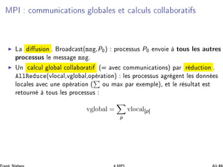ÅÈÁ ÓÑÑÙÒ Ø ÓÒ× ÐÓ Ð × Ø Ð ÙÐ× ÓÐÐ ÓÖ Ø ×
Ä Ù× ÓÒ º ÖÓ ×Ø´Ñ× ¸P¼µ ÔÖÓ ××Ù× P¼ ÒÚÓ ØÓÙ× Ð × ÙØÖ ×
ÔÖÓ ××Ù× Ð Ñ ×× Ñ× º
ÍÒ Ð ÙÐ ÐÓ Ð ÓÐÐ ÓÖ Ø ´ Ú ÓÑÑÙÒ Ø ÓÒ×µ Ô Ö Ö Ù Ø ÓÒ º
ÐÐÊ Ù ´ÚÐÓ Ð¸Ú ÐÓ Ð¸ÓÔ Ö Ø ÓÒµ Ð × ÔÖÓ ××Ù× Ö ÒØ Ð × ÓÒÒ ×
ÐÓ Ð × Ú ÙÒ ÓÔ Ö Ø ÓÒ ´ ÓÙ Ñ Ü Ô Ö Ü ÑÔÐ µ¸ Ø Ð Ö ×ÙÐØ Ø ×Ø
Ö ØÓÙÖÒ ØÓÙ× Ð × ÔÖÓ ××Ù×
Ú ÐÓ Ð =
p
ÚÐÓ Ð[p]
 