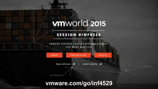 CONFIDENTIAL 37vmware.com/go/inf4529
 