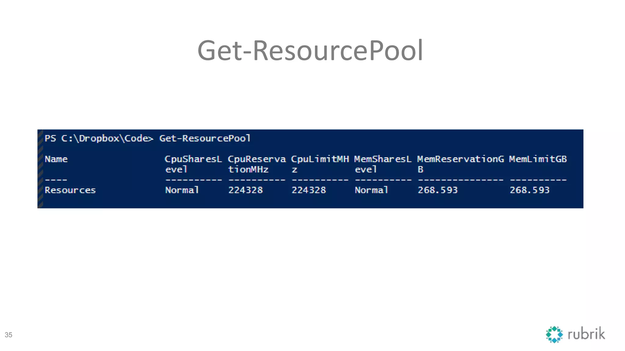 Get-ResourcePool
35
 