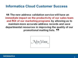 Informatica Cloud Customer Success 