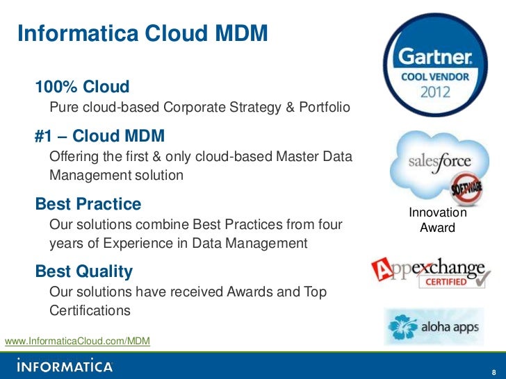 Introducing Informatica Cloud MDM