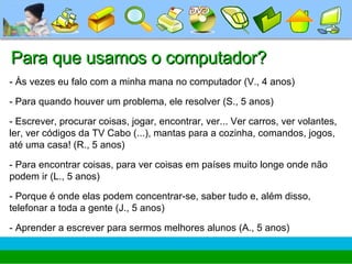 infancia e fluencia tecnologica