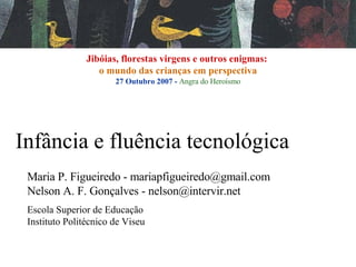 infancia e fluencia tecnologica