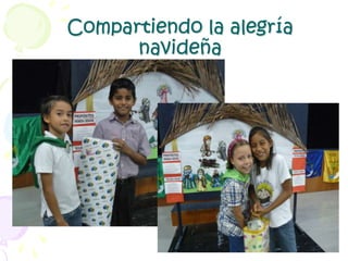 Compartiendo la alegría navideña