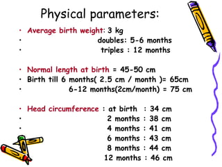 growth and development of infant | PPT