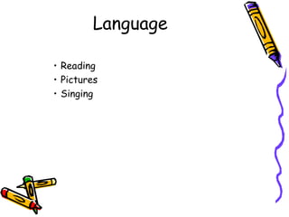 Language Reading Pictures Singing