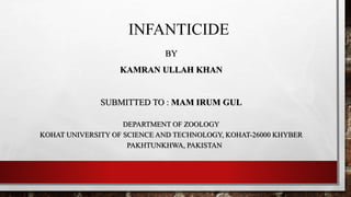 Inflanticide Infanticide | PPTX