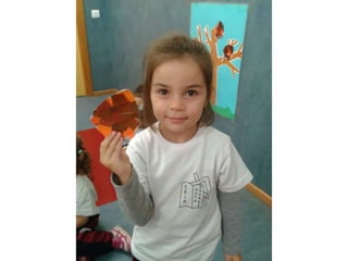 Infantil de 3 años el otoño