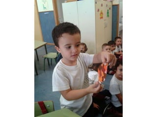 Infantil de 3 años el otoño