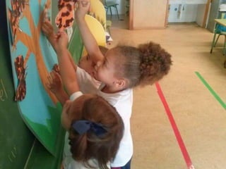 Infantil de 3 años el otoño