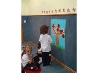 Infantil de 3 años el otoño