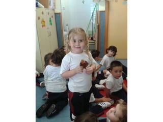 Infantil de 3 años el otoño