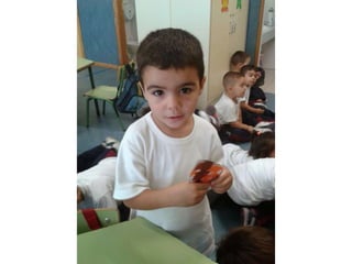 Infantil de 3 años el otoño