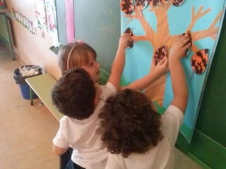 Infantil de 3 años el otoño
