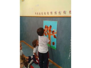 Infantil de 3 años el otoño