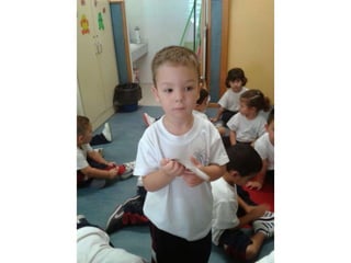 Infantil de 3 años el otoño