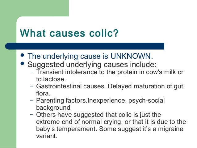 infant colic treatment