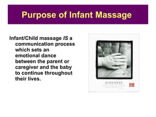 Why Massage Babies &amp; Children?
