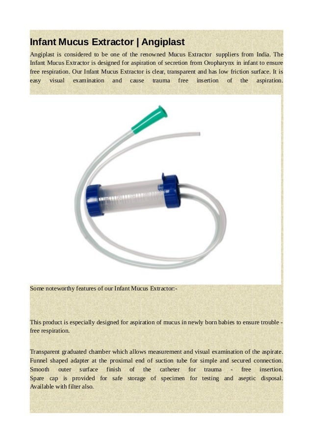 mucus extractor for babies