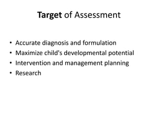 Infant psychiatry: Assessment | PPTX