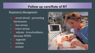 Infant respiratory distress syndrome PPV guideline
